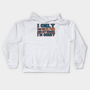 Gods Plan - Dolphins! Kids Hoodie